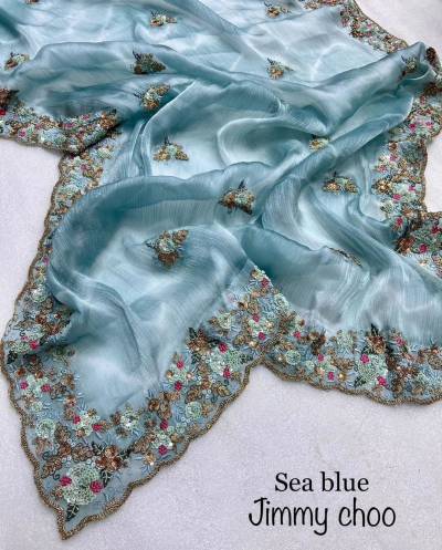 LOTUS 5 BY JK SAREES BEAUTIFUL SOFT JIMMY CHOO SAREE WHOLESALER IN GUJARAT